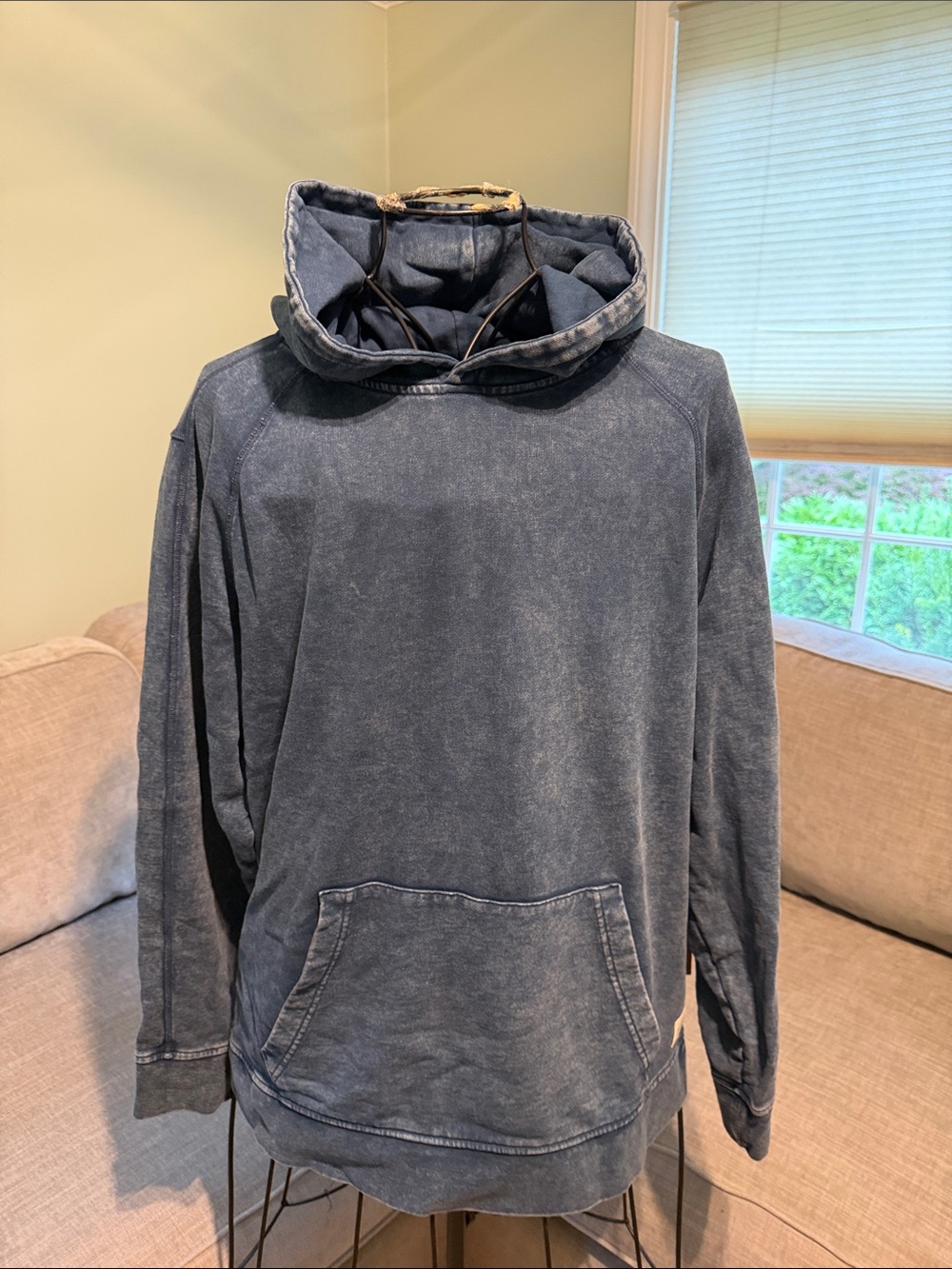 Fair Harbor Washed Navy Pullover Hoodie
